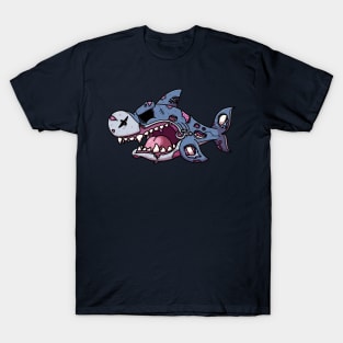 Angry Zombie Shark T-Shirt